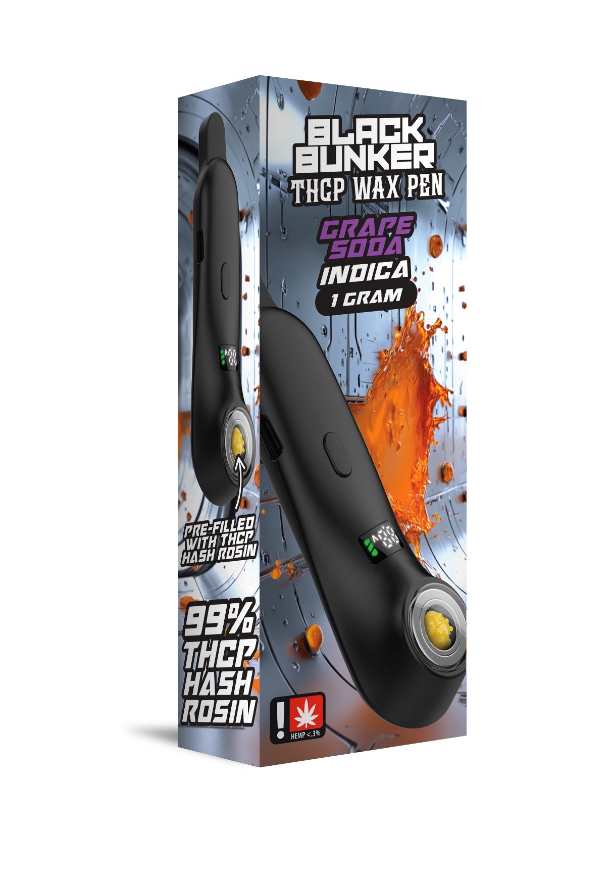 Black Bunker THCP Wax Pen 1G - 5ct