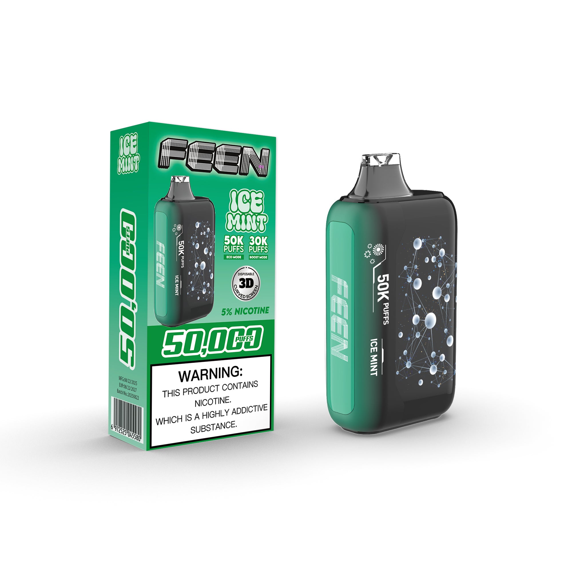 FEEN 50K Puffs Vape - 5ct