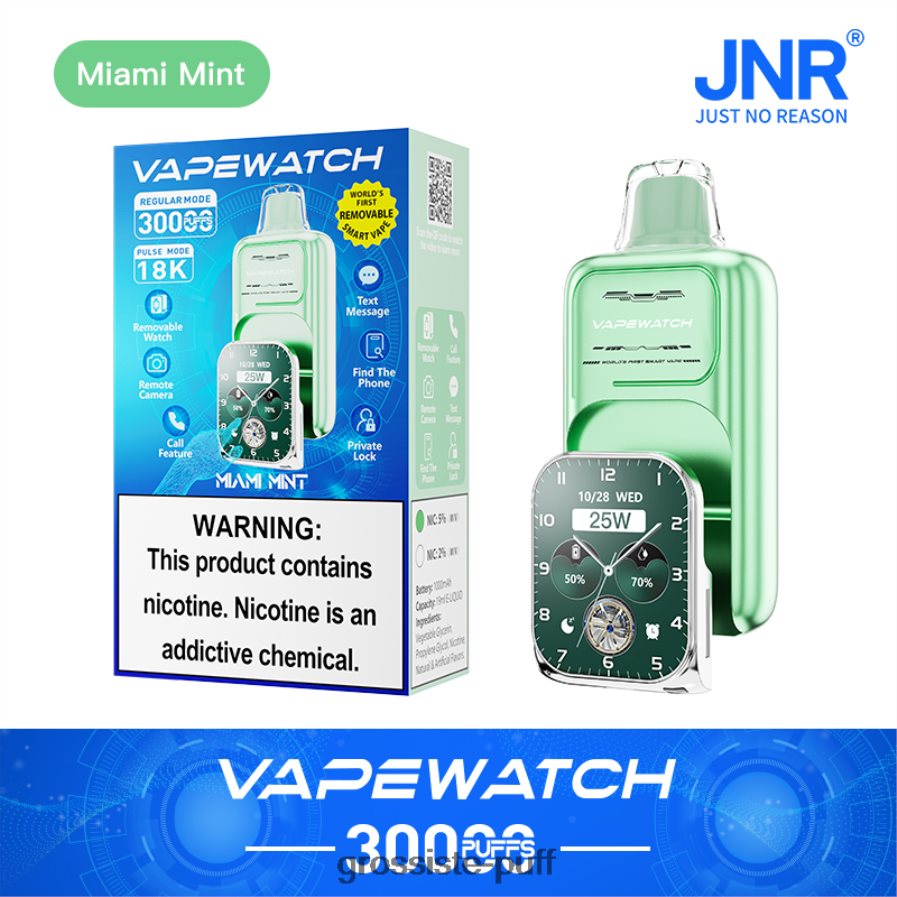 VapeWatch by JNR 30000 Puffs Disposable Vape Device - 5ct.