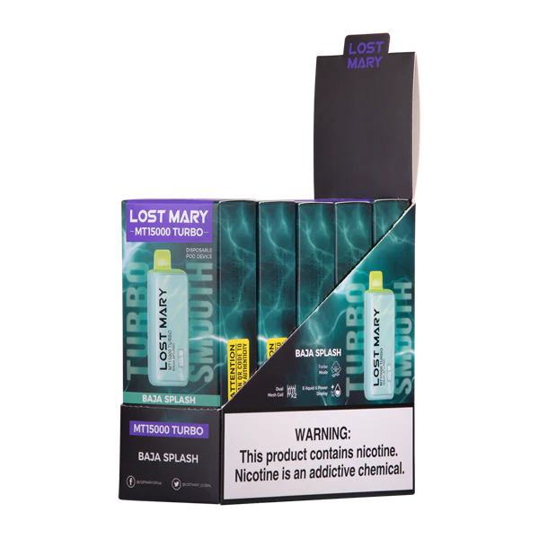 Lost Mary 0% MT15000 Turbo Disposable Pod Device - 5ct