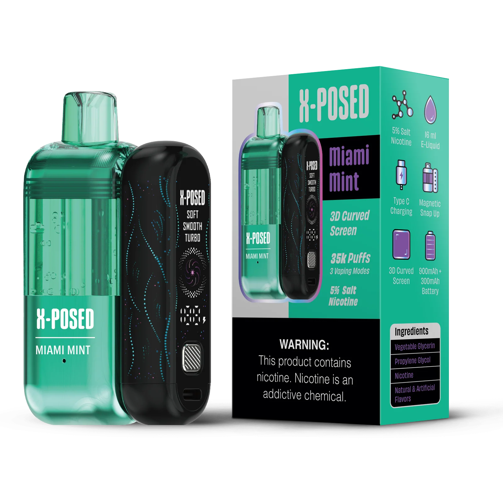 X-Posed 35K Puffs Disposable Vape - 5ct