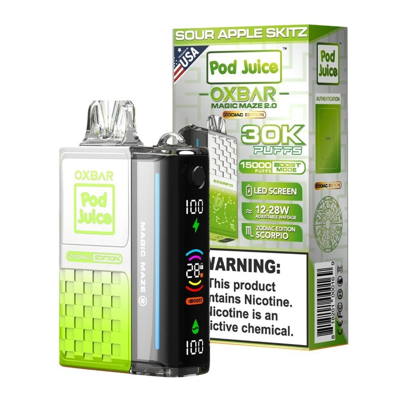 OXBAR Magic Maze 2.0 Zodiac Edition 30K Vape - 5ct