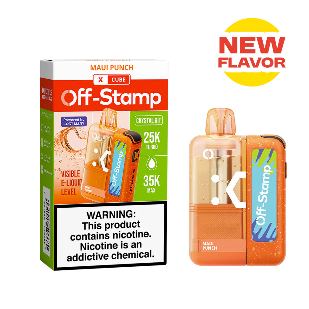 Off-Stamp X-Cube Crystal Kit 35K Puffs Vape - 5ct