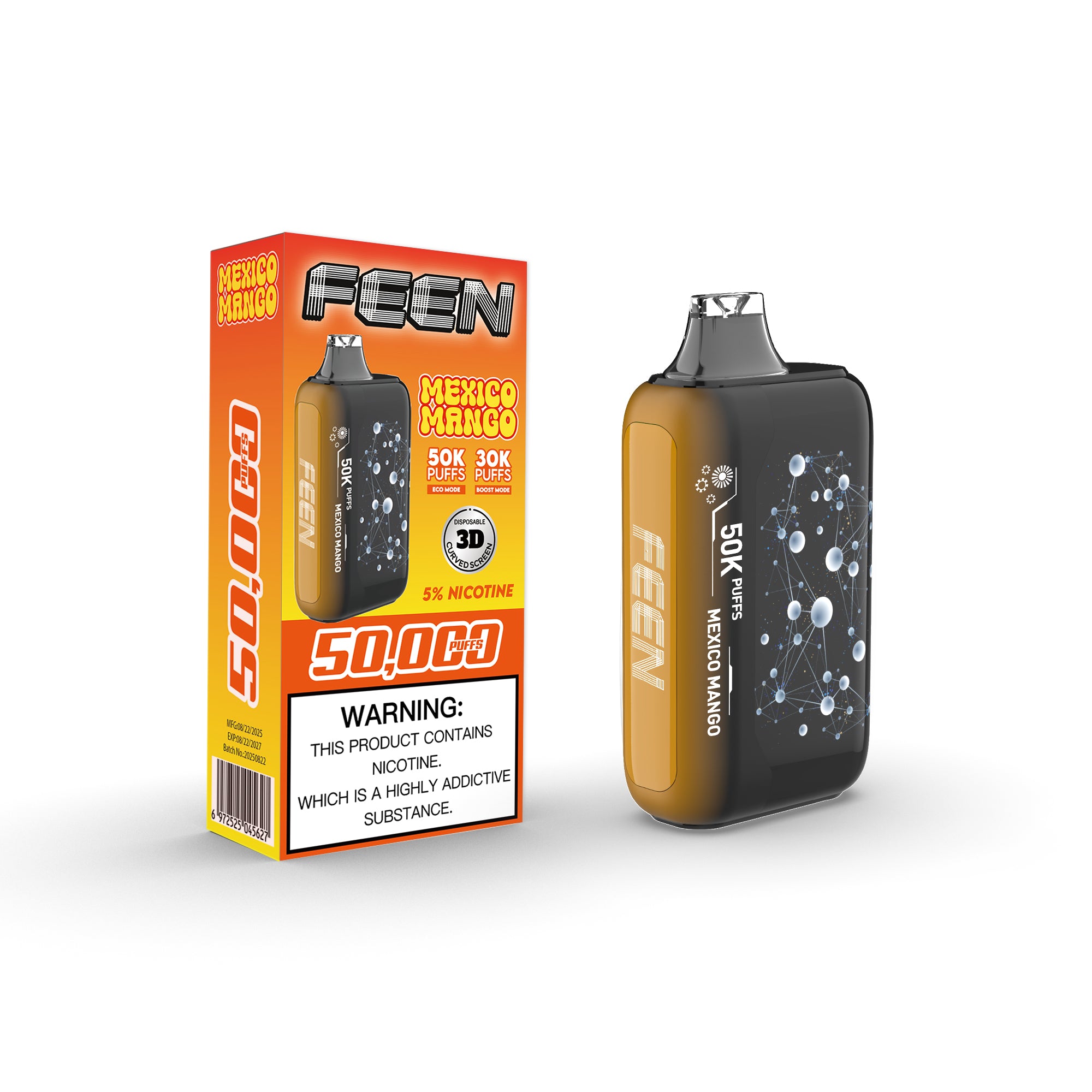 FEEN 50K Puffs Vape - 5ct