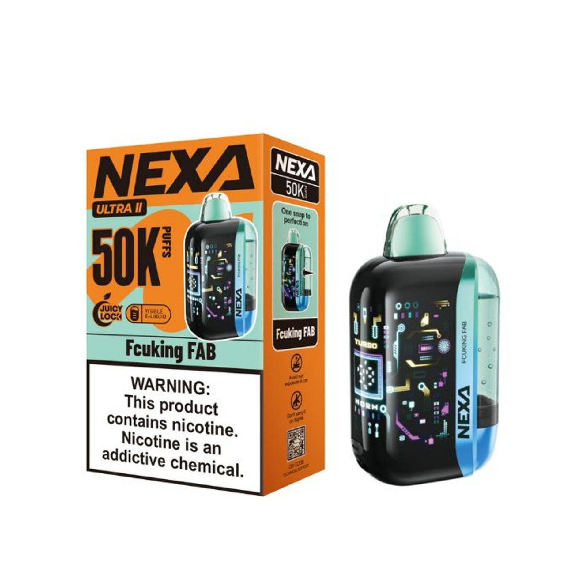 Nexa Ultra II 50K Puffs Disposable Vape Device - 5ct.