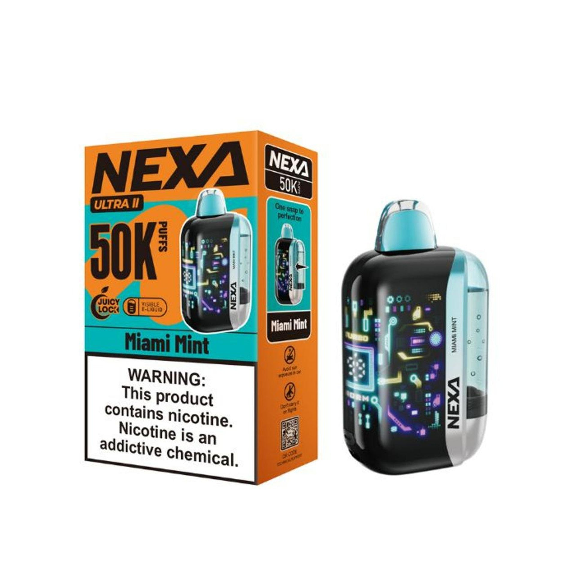 Nexa Ultra II 50K Puffs Disposable Vape Device - 5ct.