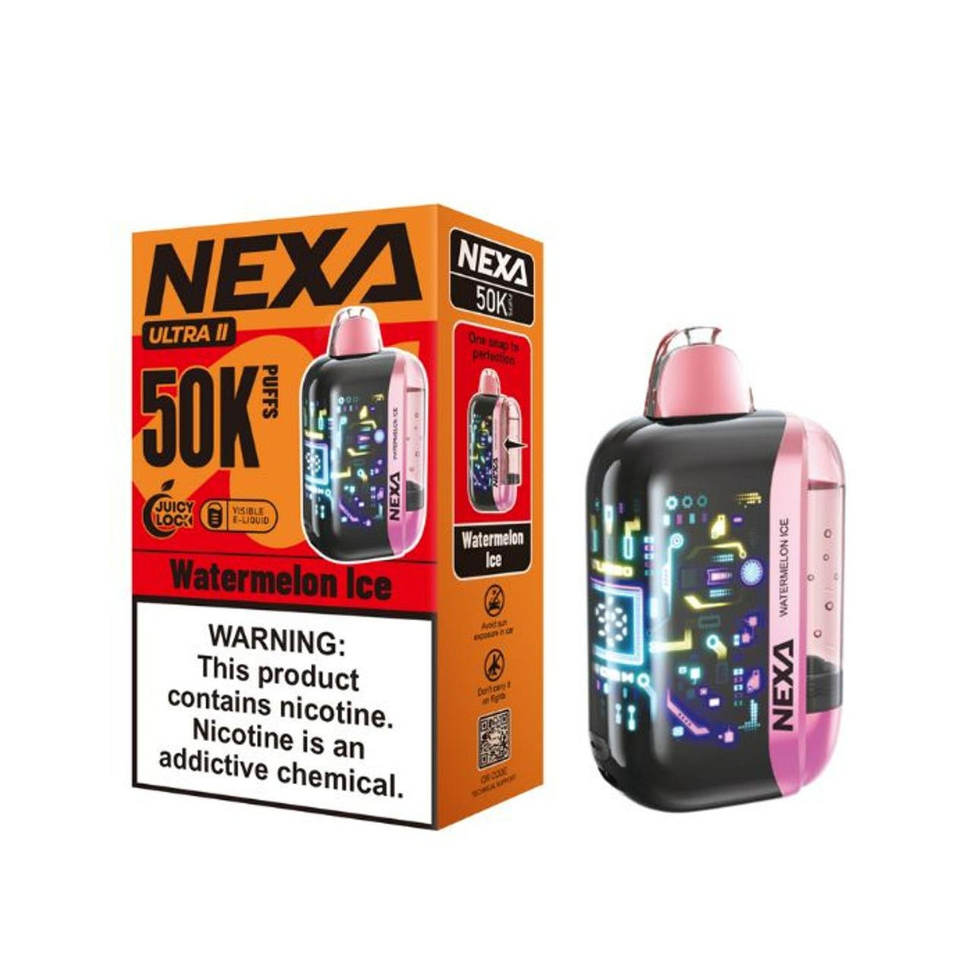 Nexa Ultra II 50K Puffs Disposable Vape Device - 5ct.