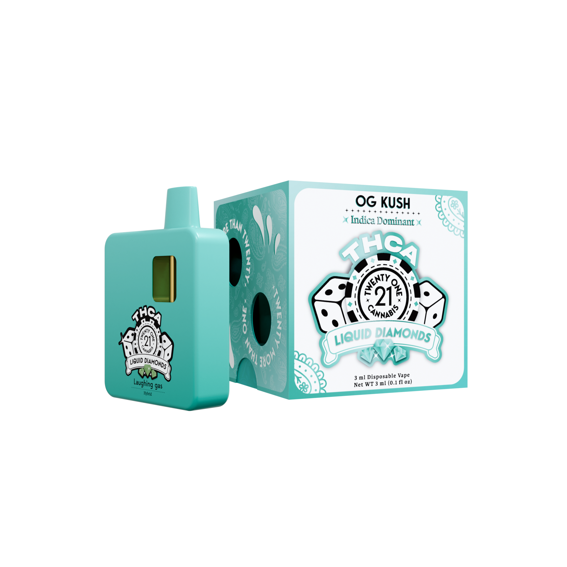 Twenty One Liquid Diamonds 3ml Vape - 6ct