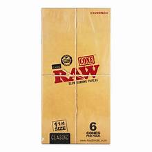 Raw Cones 1 1/4 - 32 pack (1 Box)