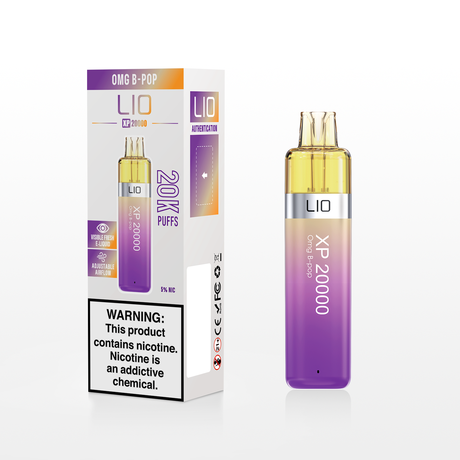 iJoy Bar LIO XP20000 Disposable Device - 5ct.