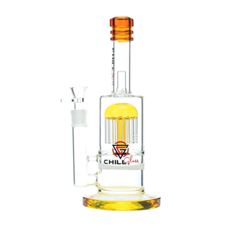 12" Orange Chill Glass JLC-05 Water Pipe Wholesale
