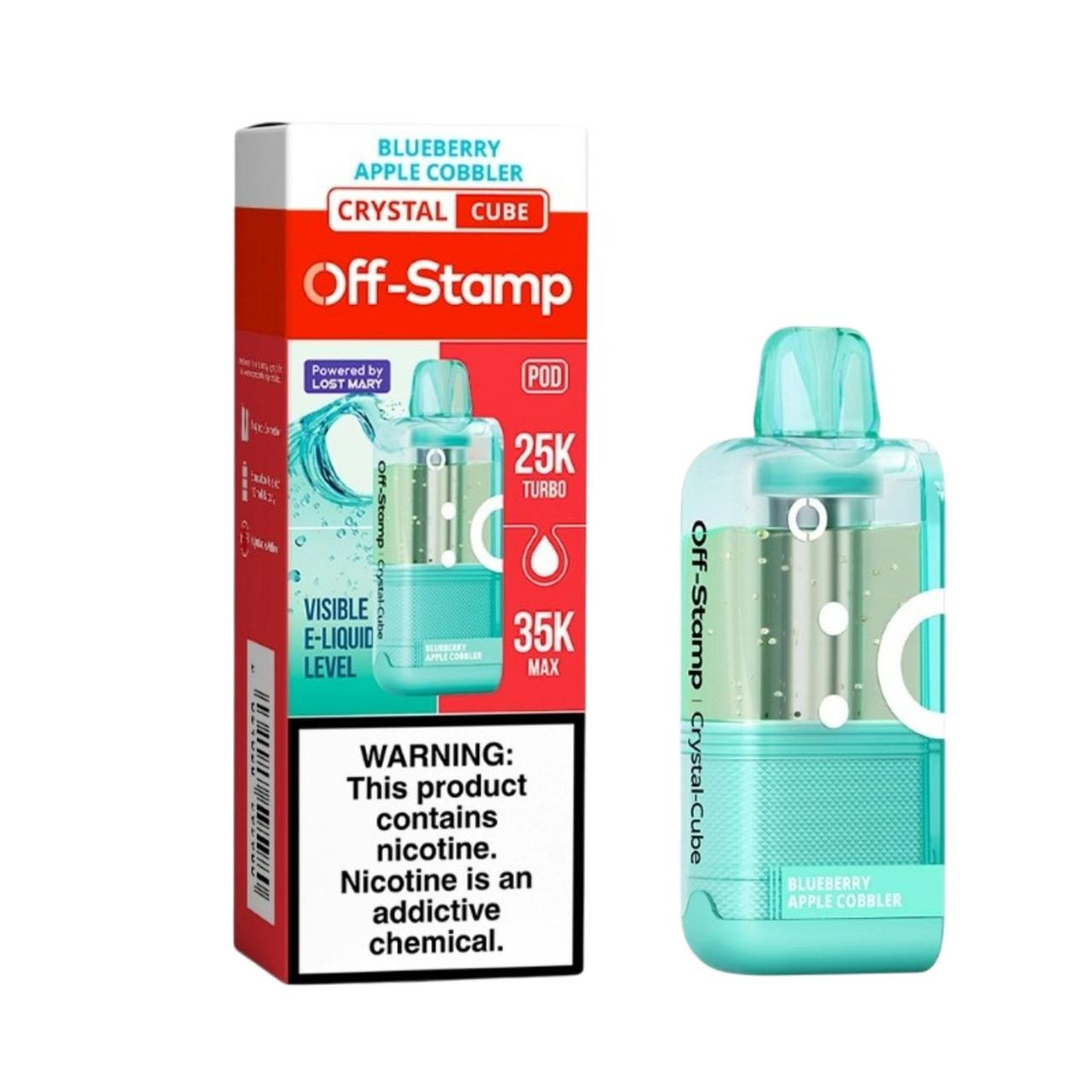 Off-Stamp Crystal-Cube Pod 35K Puffs - 5ct.