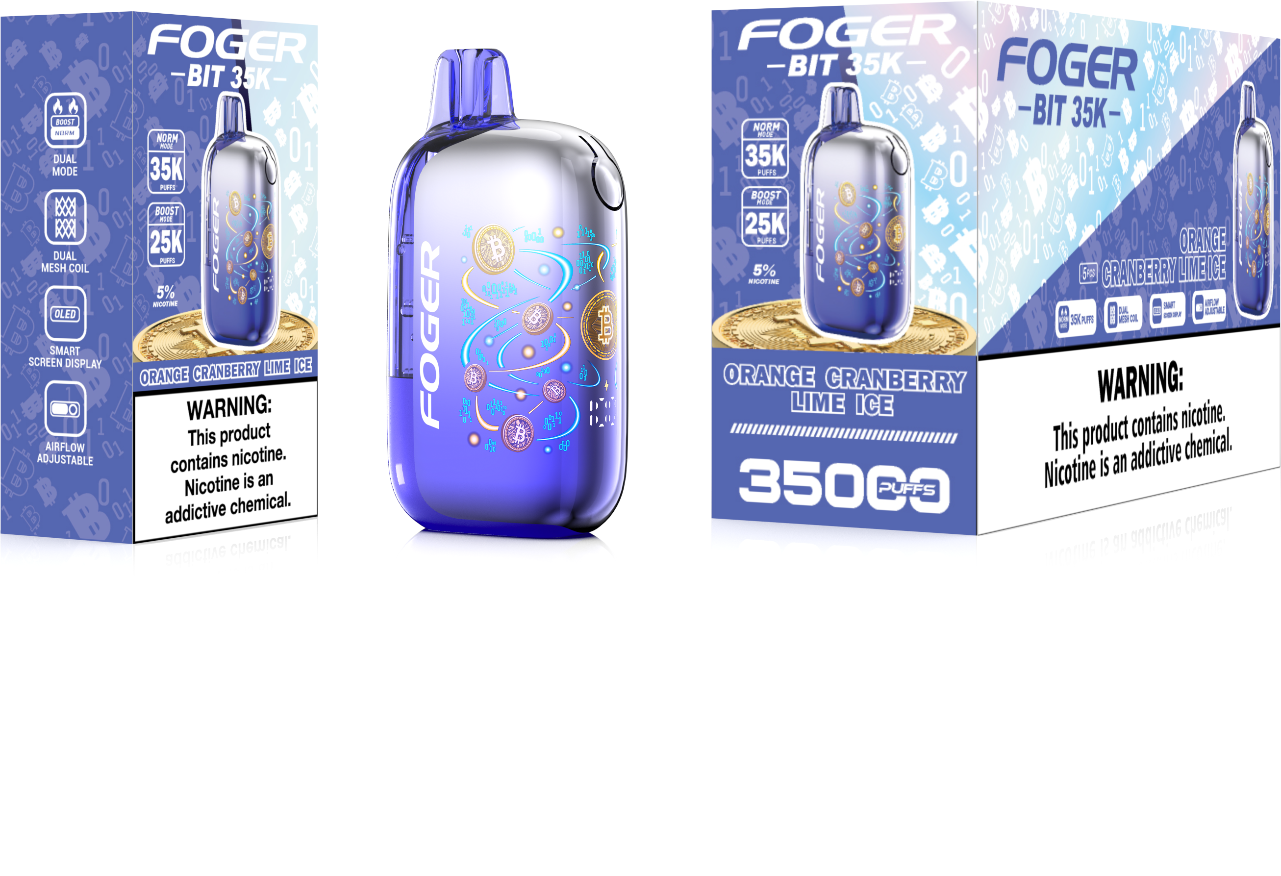 Foger Bit 35K Puffs Disposable Vape Device - 5ct.