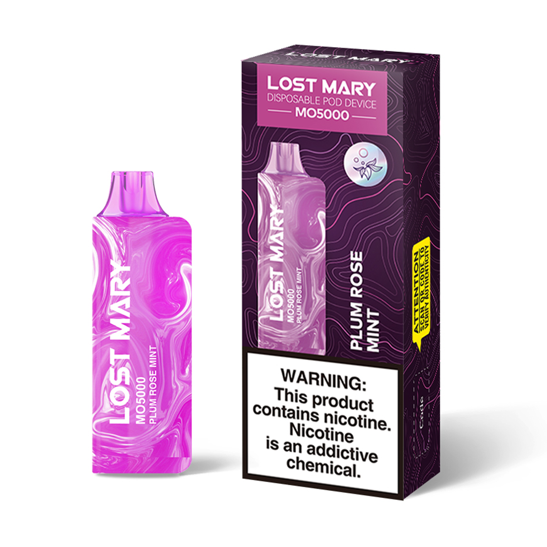 EB Lost Mary MO5000 Puffs Rechargeable Disposable Vape Kit Wholesale - 1 Box / 5 pcs