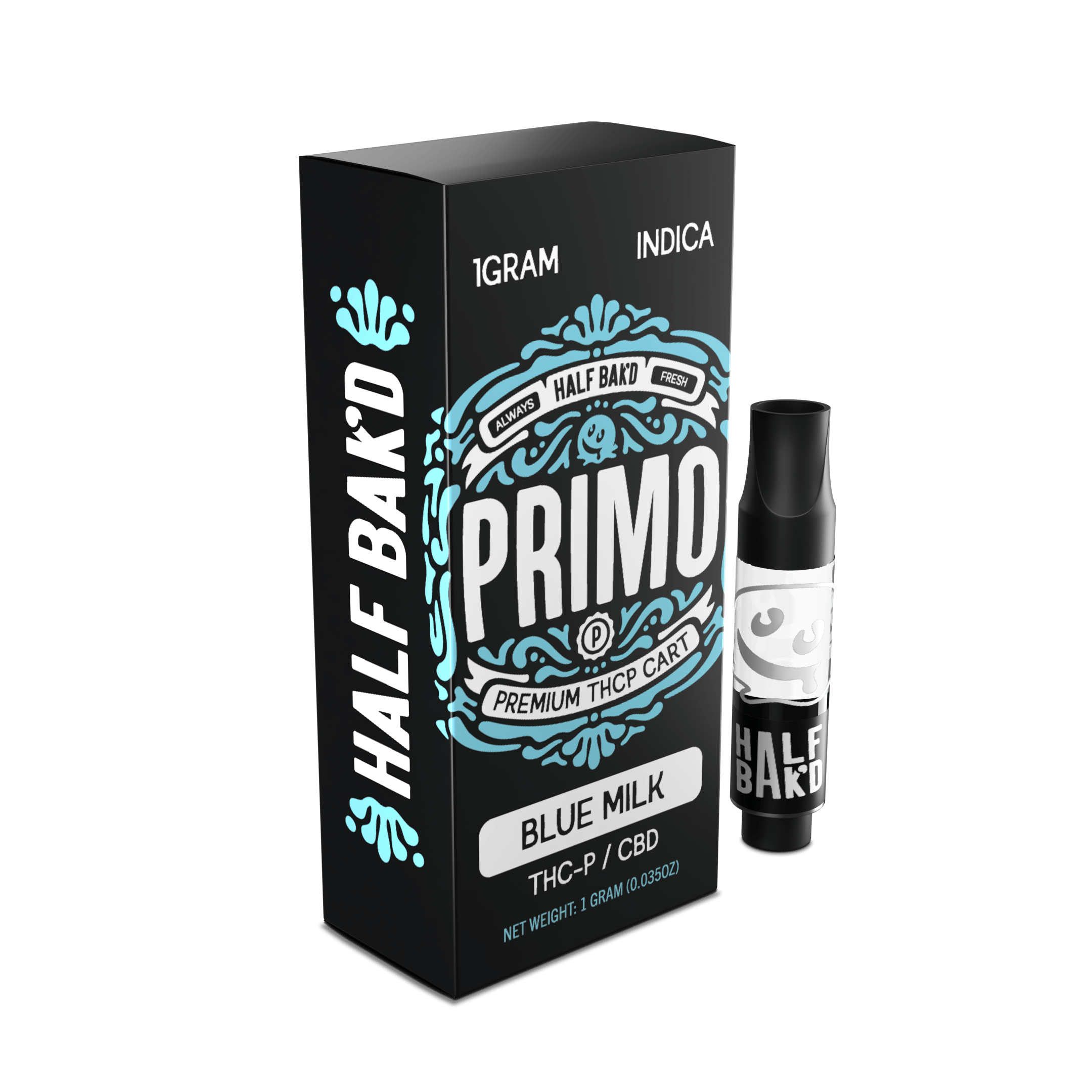 Half Bak'd Primo Premium THC-P Cartridge - 5ct
