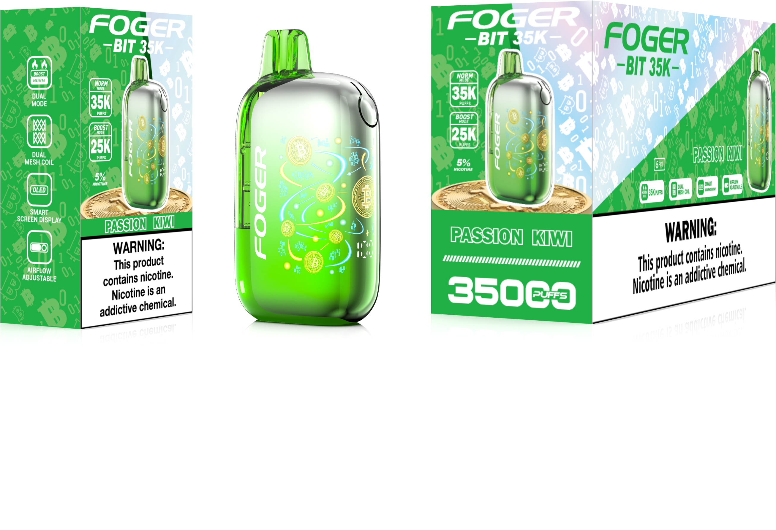 Foger Bit 35K Puffs Disposable Vape Device - 5ct.