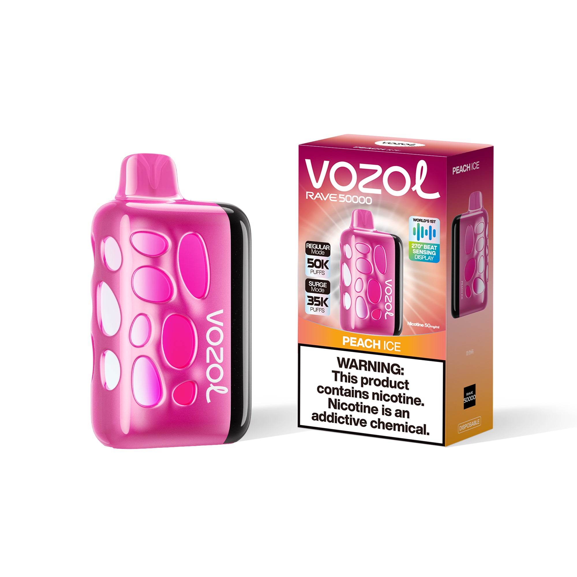 VOZOL Rave 50000 Puffs Vape - 5ct
