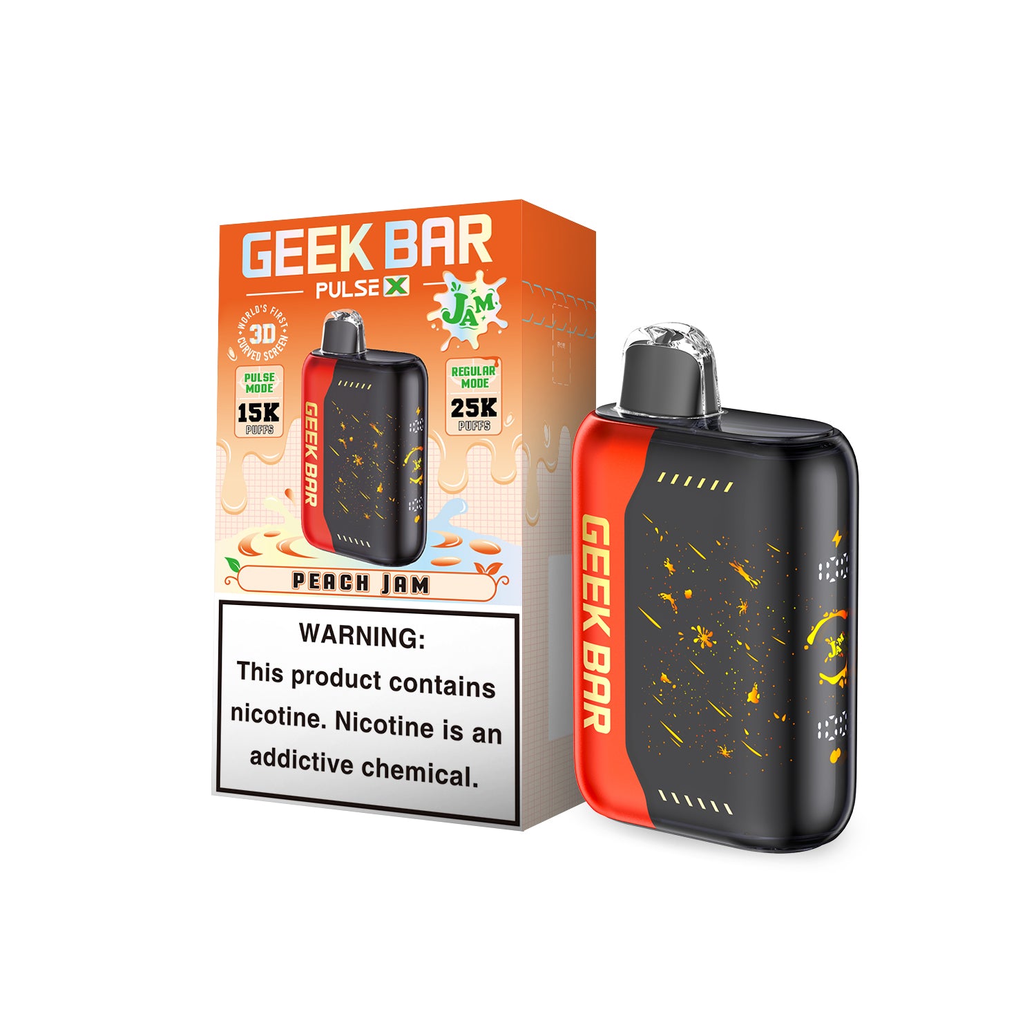 Geek Bar Pulse X Jam Edition 25000 Puffs Vape - 5ct