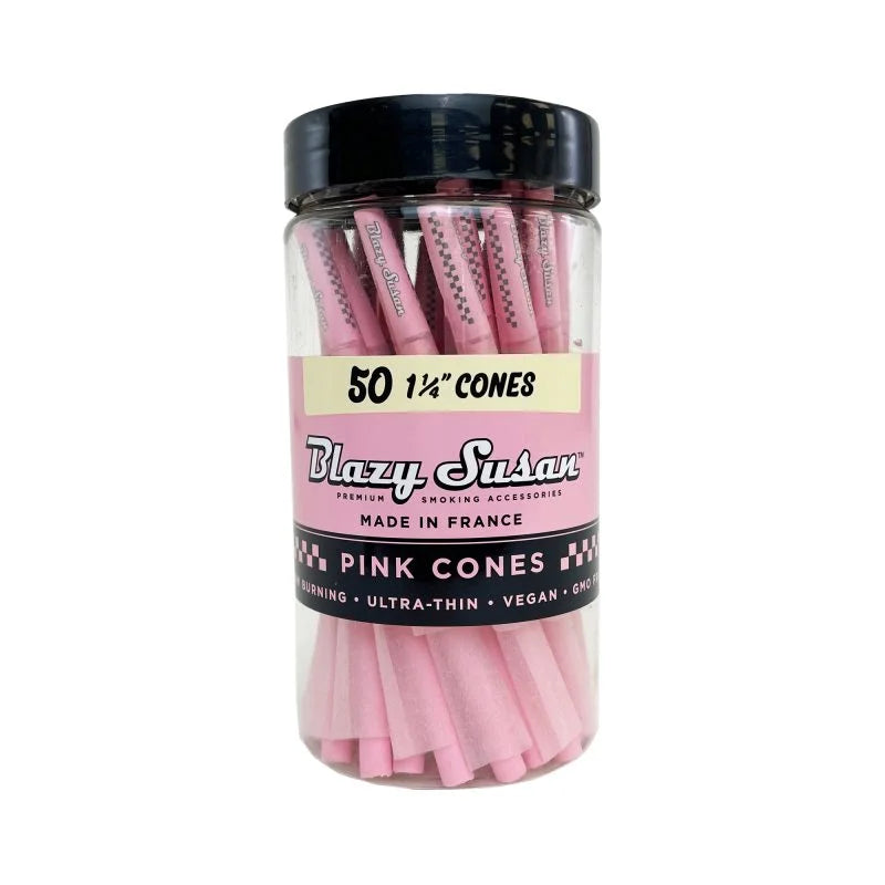 Blazy Susan 1 ¼ Pre-Rolled Cones Wholesale – 1 Jar / 50pcs