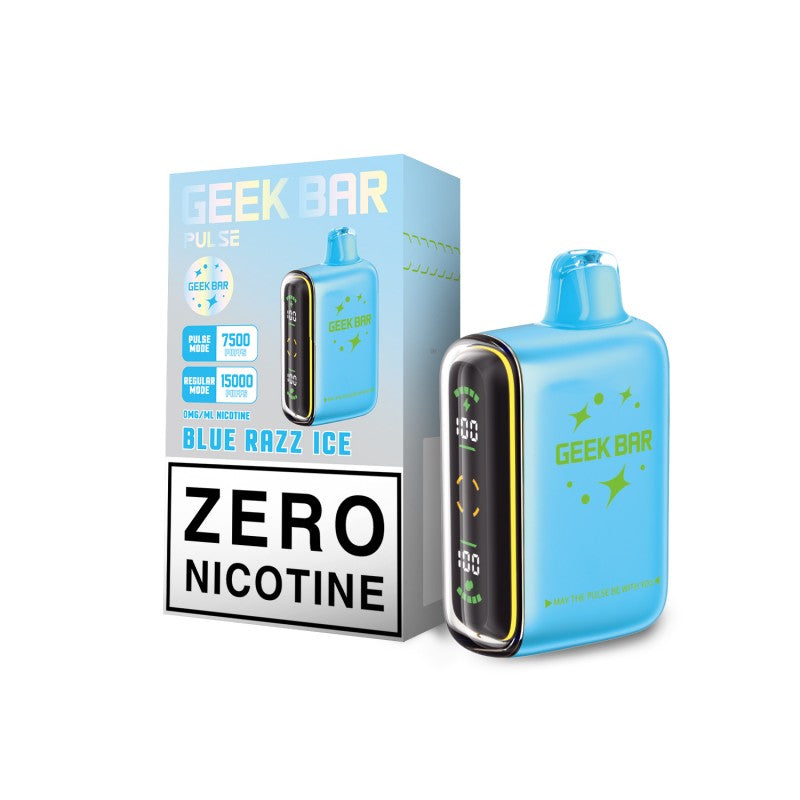 Geek Bar Pulse ZERO Nicotine 15000 Puffs Disposable Vape Device - 5ct