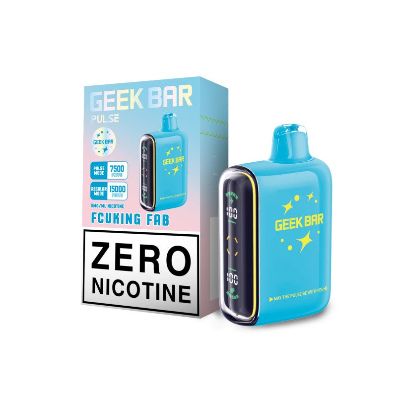 Geek Bar Pulse ZERO Nicotine 15000 Puffs Disposable Vape Device - 5ct