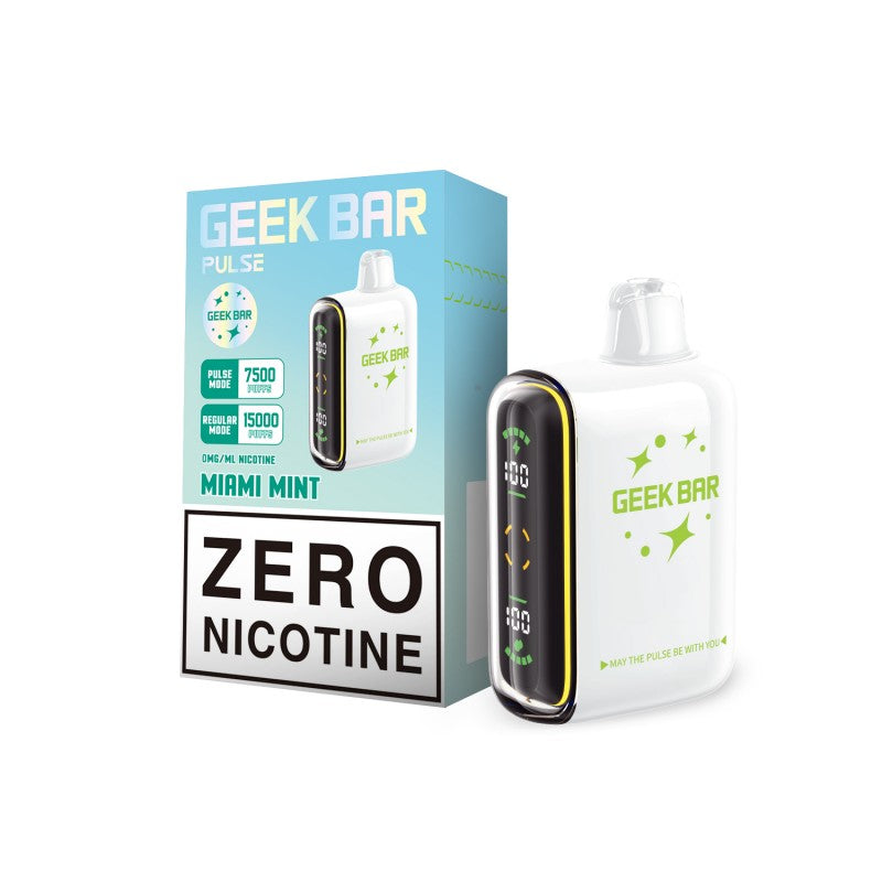 Geek Bar Pulse ZERO Nicotine 15000 Puffs Disposable Vape Device - 5ct