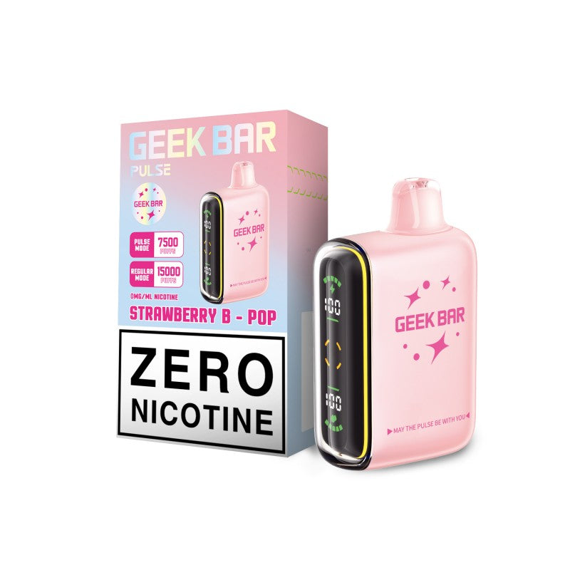 Geek Bar Pulse ZERO Nicotine 15000 Puffs Disposable Vape Device - 5ct