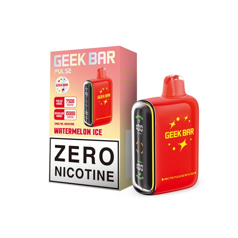 Geek Bar Pulse ZERO Nicotine 15000 Puffs Disposable Vape Device - 5ct