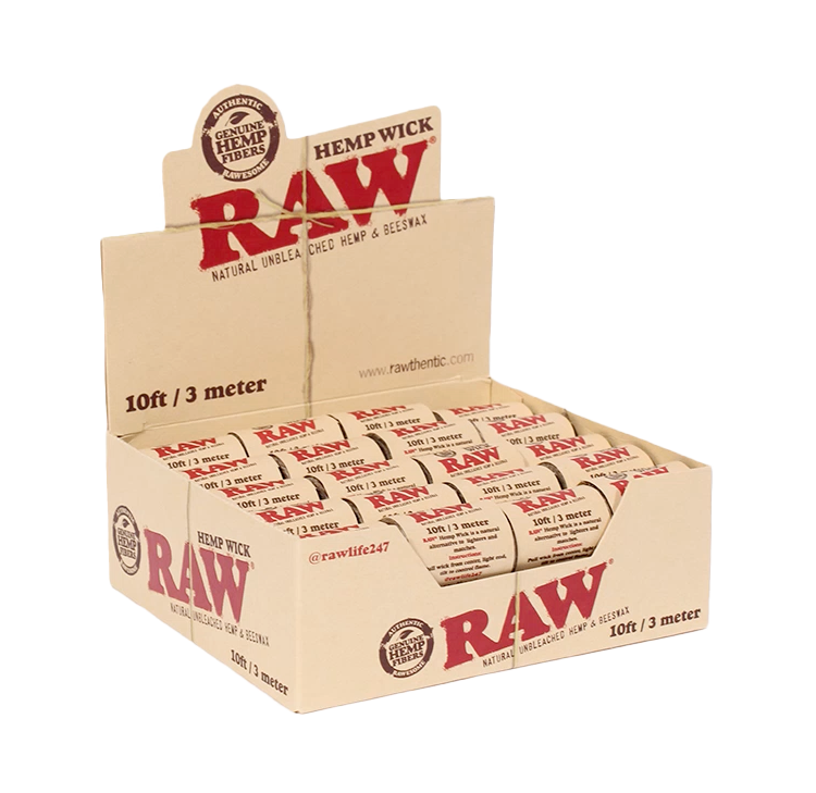 RAW Hemp Wick 10ft / 3 meters