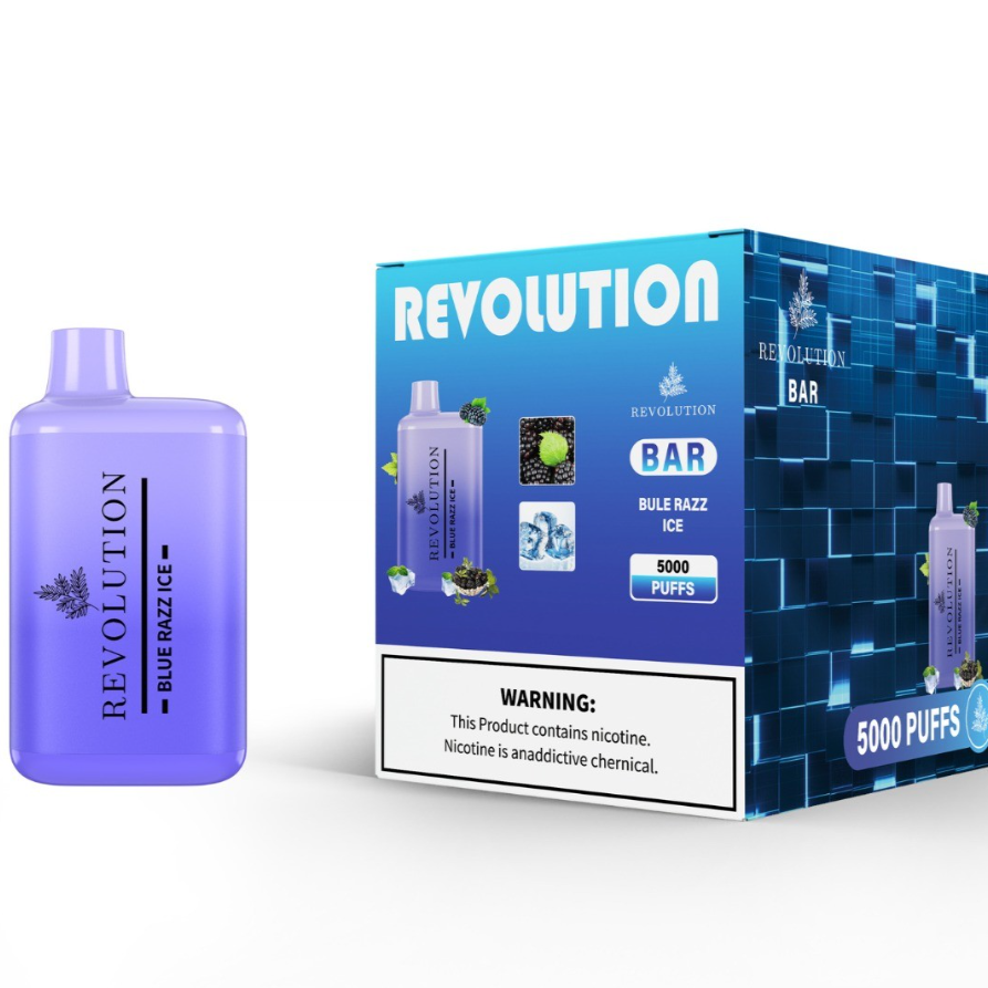 Revolution Bar 5000 Puffs Rechargeable Disposable Vape Wholesale – 1 Box / 10pcs