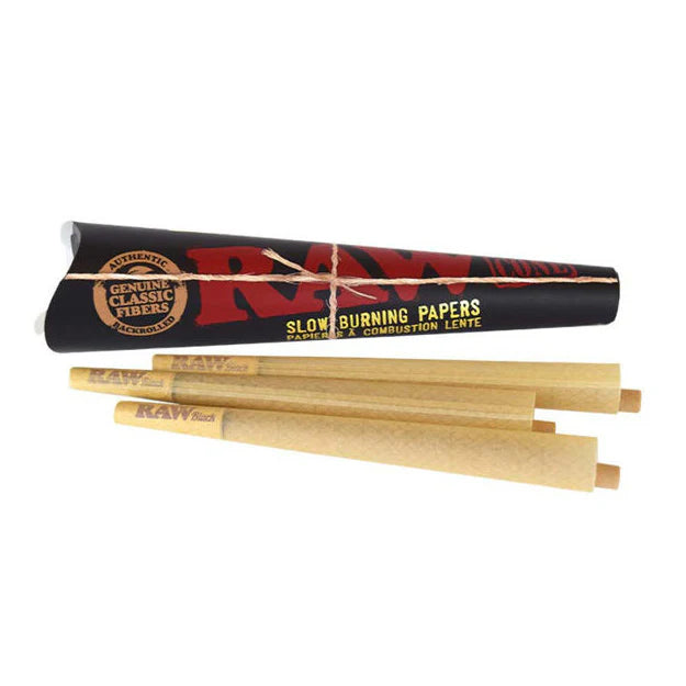 RAW Black King Size Classic Cone