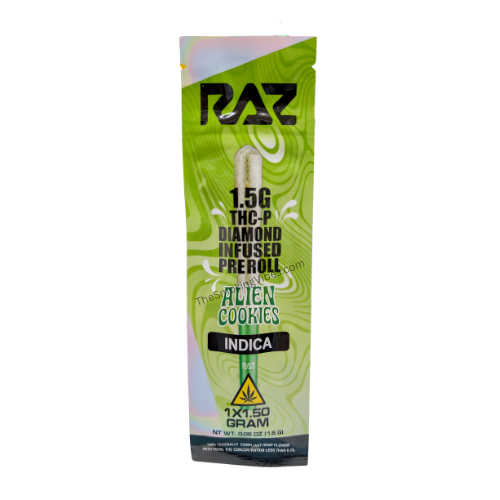 RAZ 1.5G THC-P Diamond Infused Pre-Rolls - 30ct