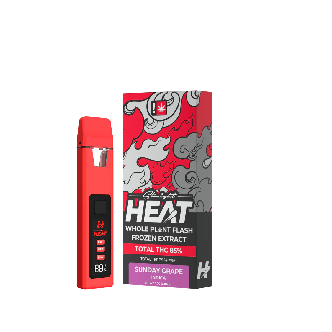Straight Heat Whole Plant Flash Frozen Extract - 5ct