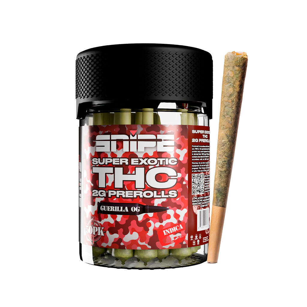 Snipe Super Exotic THC 2G Pre-Rolls - 50ct.
