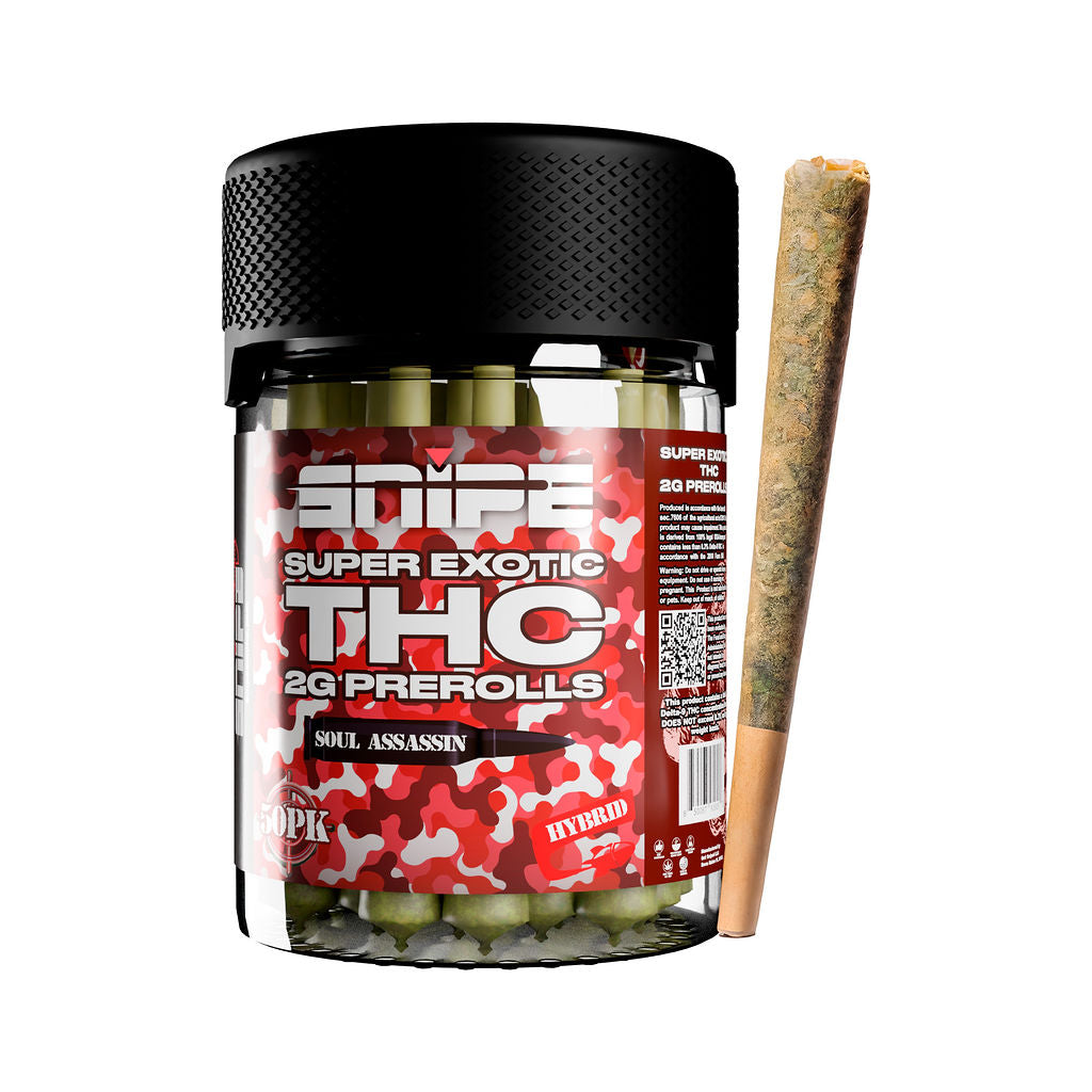 Snipe Super Exotic THC 2G Pre-Rolls - 50ct.