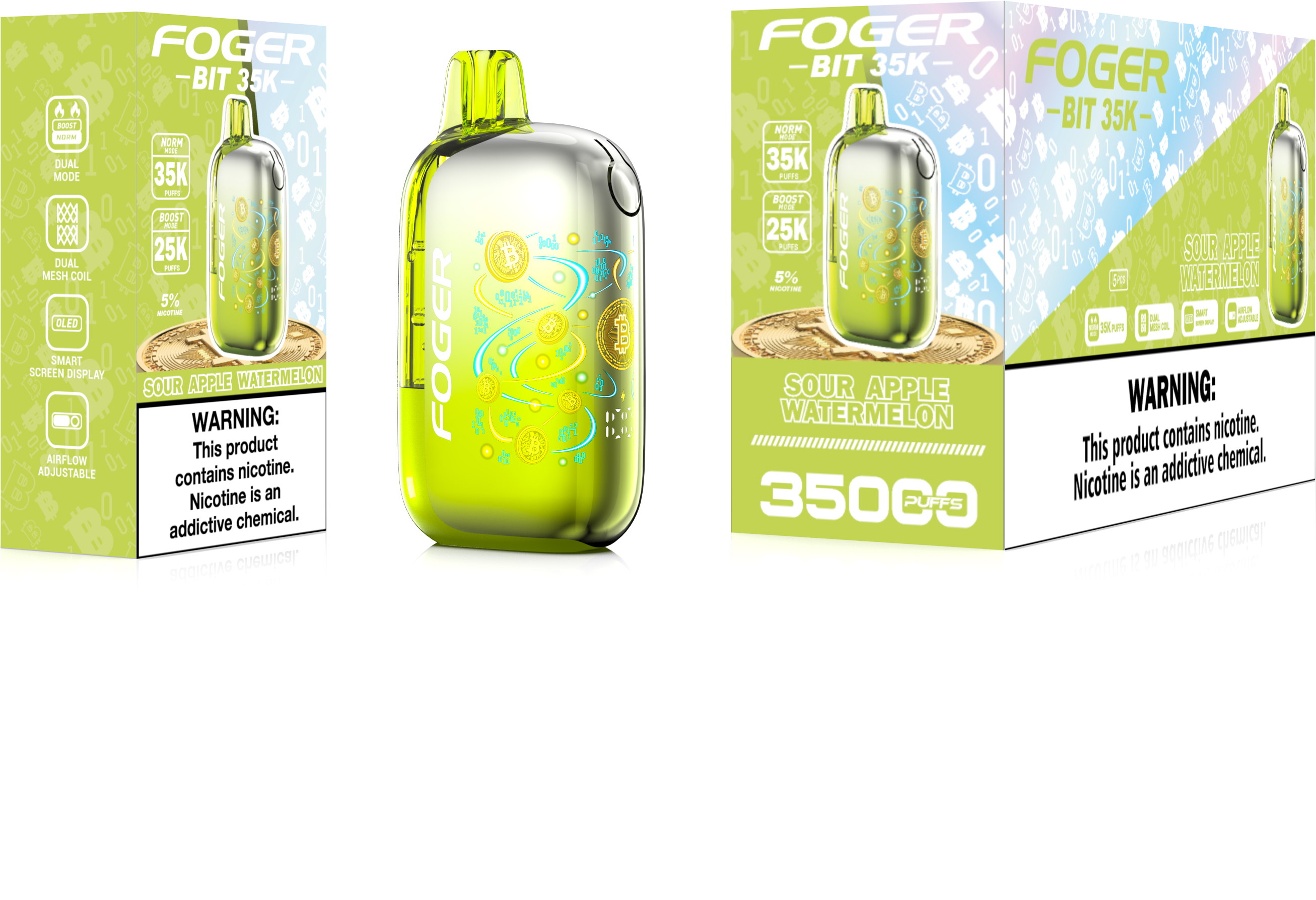 Foger Bit 35K Puffs Disposable Vape Device - 5ct.