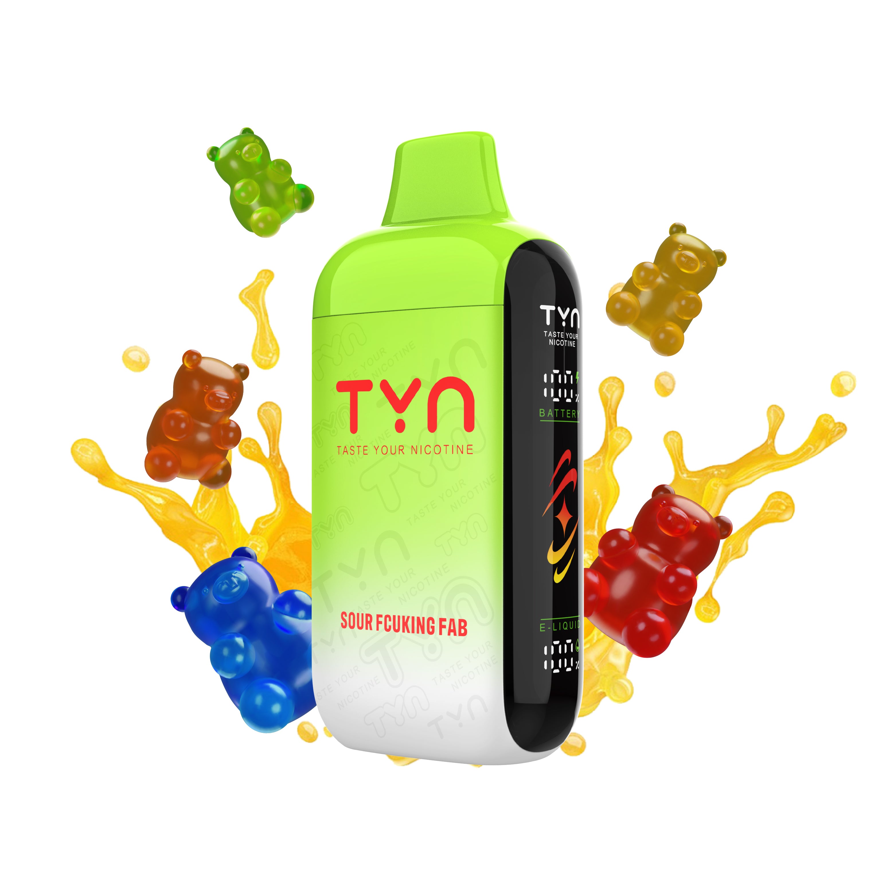 TYN 50K Puffs Disposable Vape Device - 5ct.