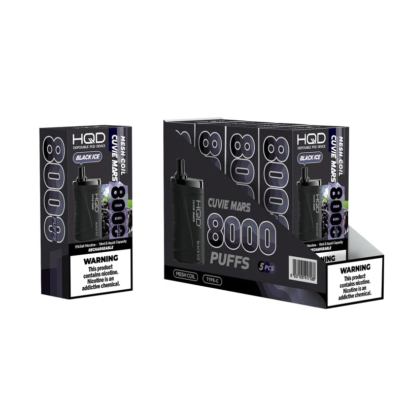 Cuvie Mars 8000 Puffs Disposable Vape Wholesale - 1 Box / 5pcs