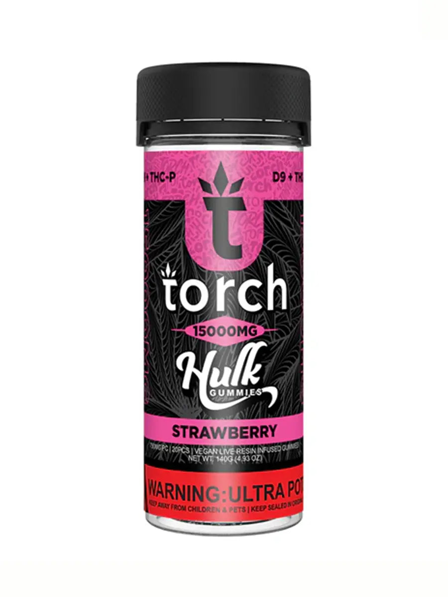 Torch D9+ THC-P Hulk Gummies 15000mg - 6ct