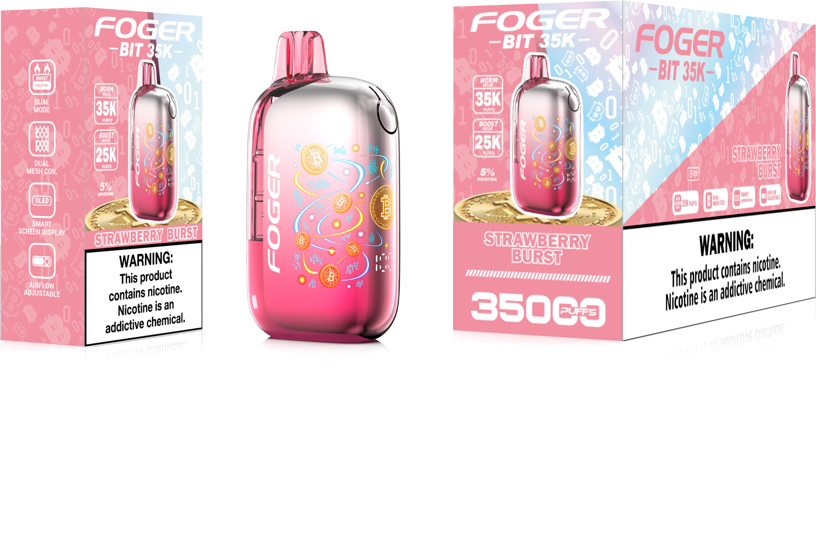 Foger Bit 35K Puffs Disposable Vape Device - 5ct.