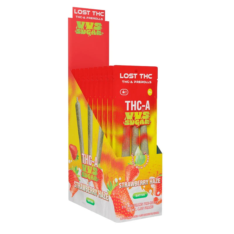 Lost THC THC-A VVS Sugar Pre-Rolls - 10ct.
