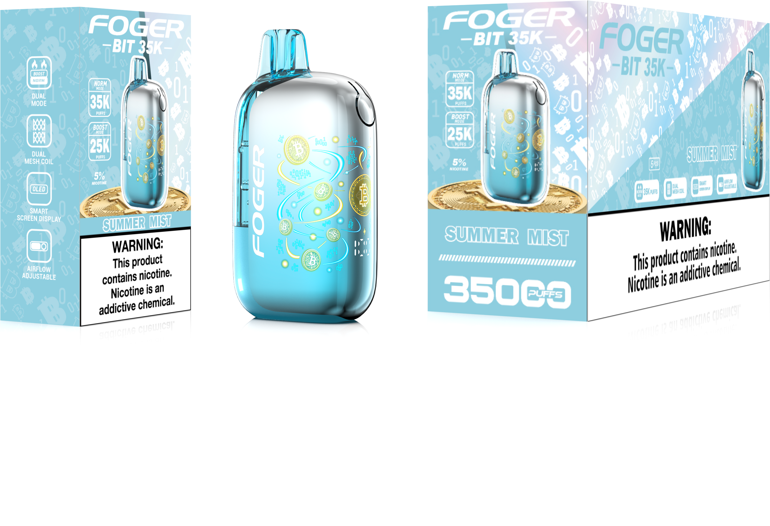 Foger Bit 35K Puffs Disposable Vape Device - 5ct.