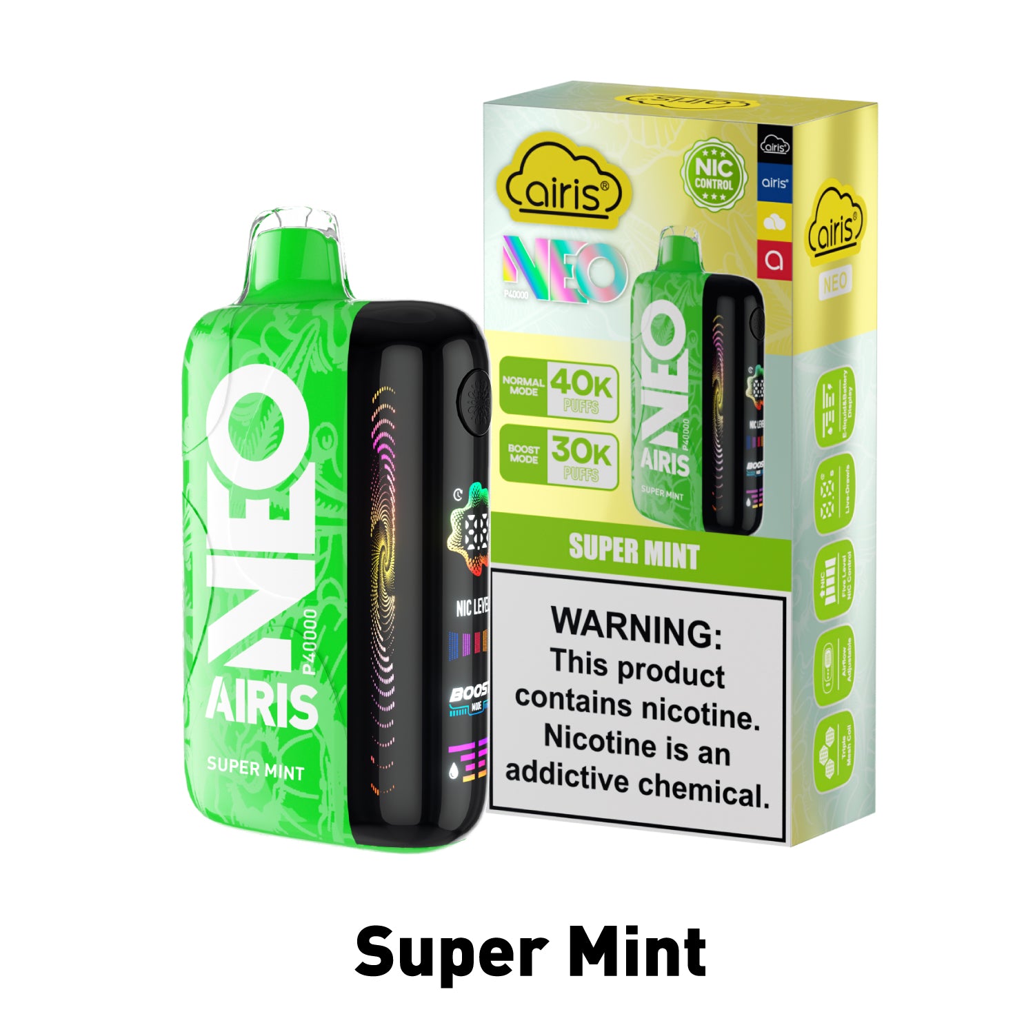 AIRIS NEO P40000 Puffs Vape - 5ct
