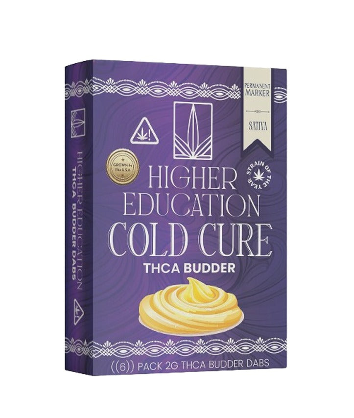 Higher Education Cold Cure 95% THCA Budder 2G - 6ct