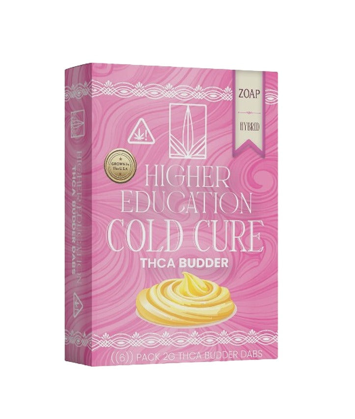 Higher Education Cold Cure 95% THCA Budder 2G - 6ct