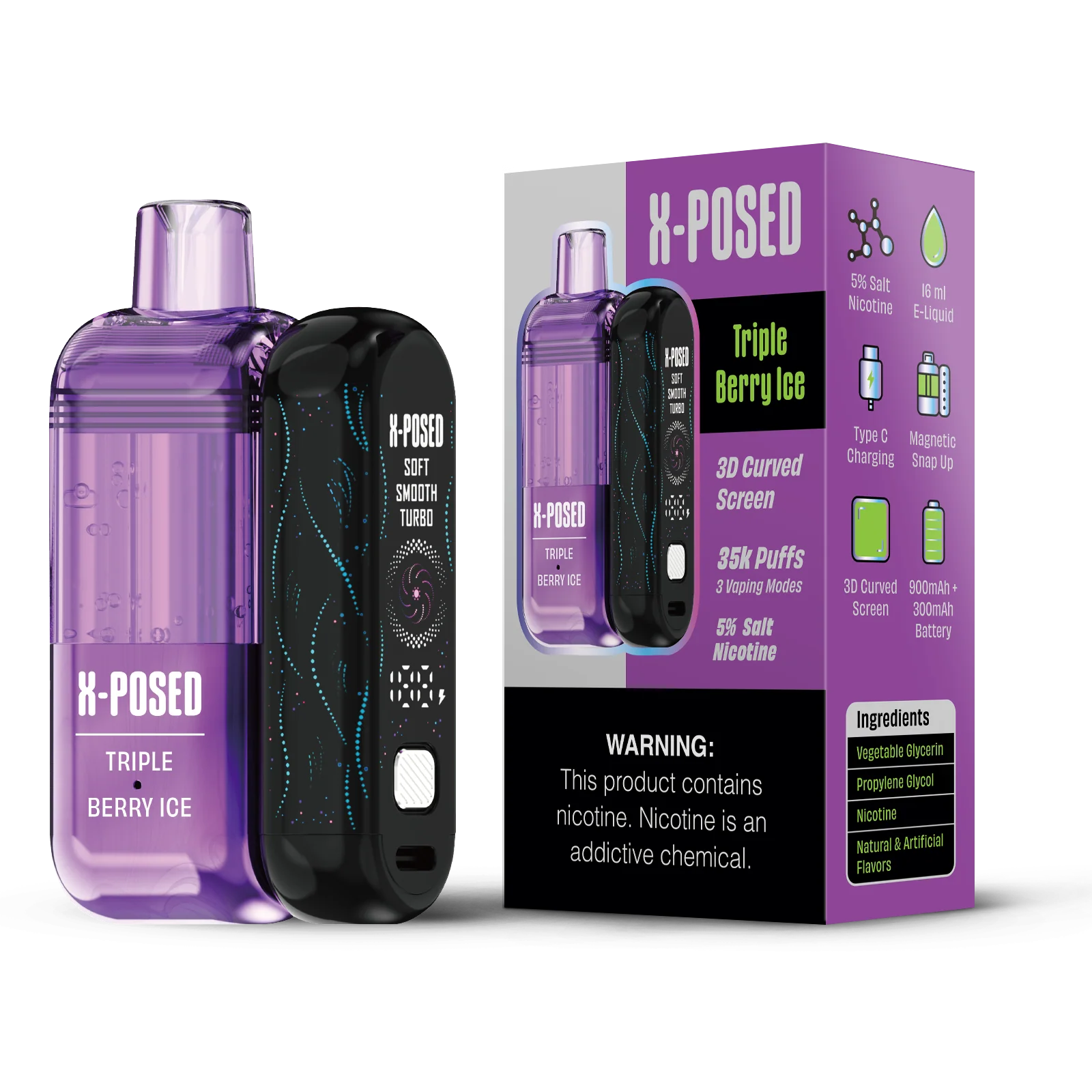 X-Posed 35K Puffs Pod - 5ct