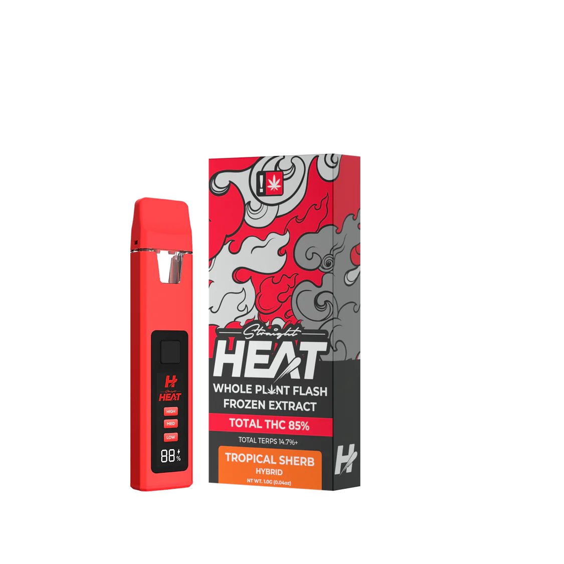 Straight Heat Whole Plant Flash Frozen Extract - 5ct