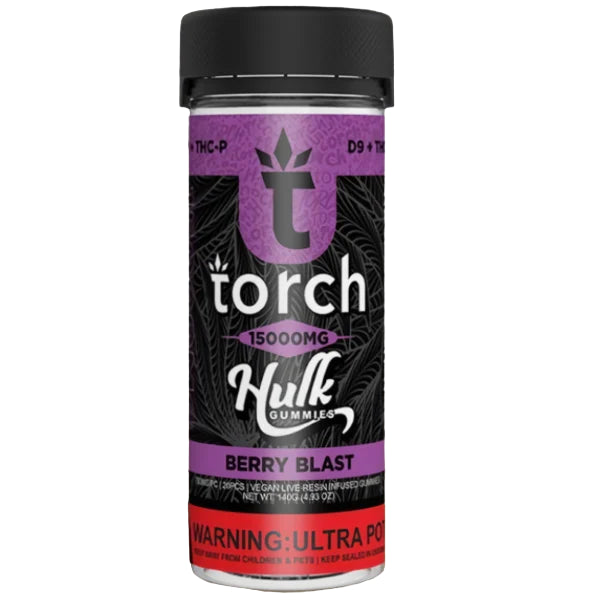Torch D9+ THC-P Hulk Gummies 15000mg - 6ct