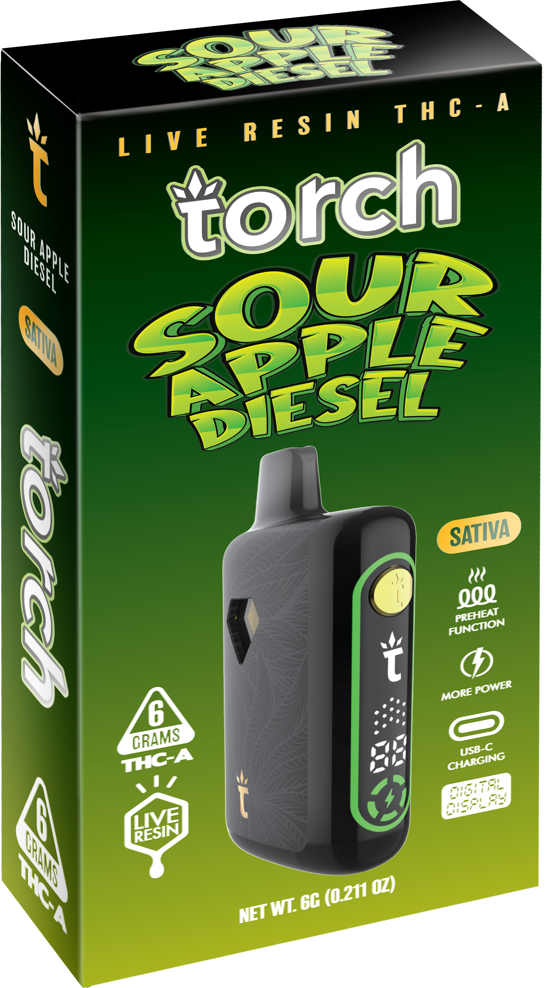 Torch Pulse Live Resin THC-A Device 6g