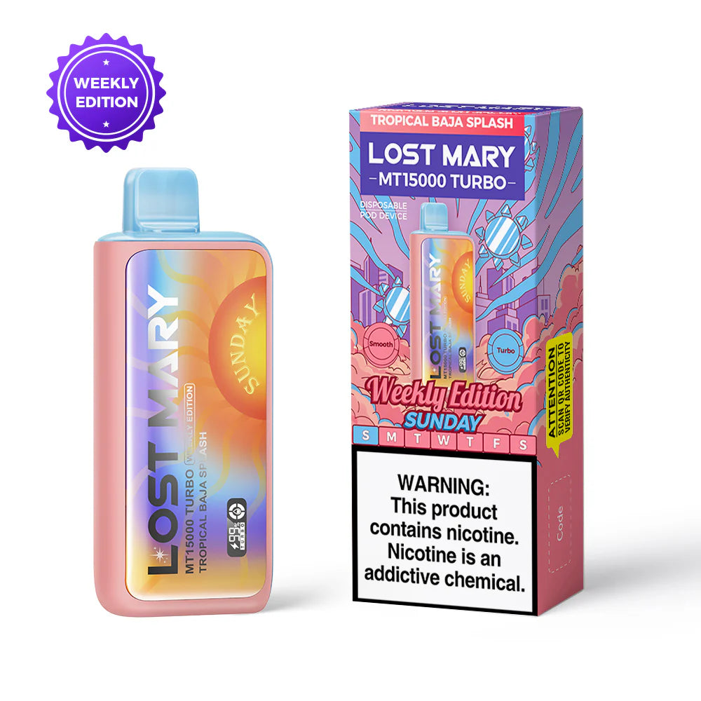 Lost Mary MT15000 Turbo Weekly Edition Disposable Pod Device - 5ct